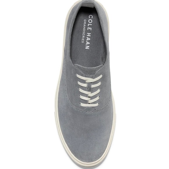 Cole Haan Winslow Plain Toe Sneaker, Grey Suede, Size 9.5 MSRP $160 main image 4